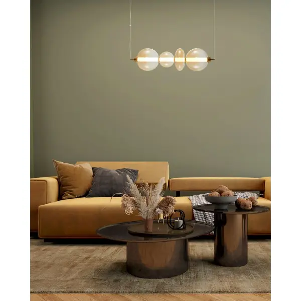 Підвісний світильник Italux PND-24352-36W-AB-AMB Sonte Led 1x36W 3000K 4425Lm IP20 - фото №1