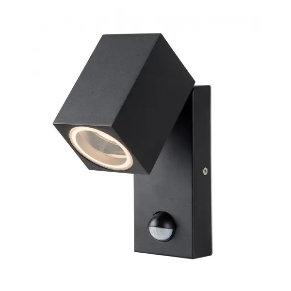 Вуличний світильник з датчиком руху AZzardo AZ4695 Goran чорний