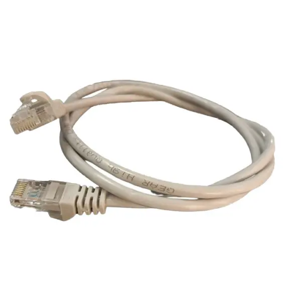 Патч-корд GEAR cat.5e UTP CCA 24AWG 0.5м сірий (GPC-UTPCCARJ45-0.5G)