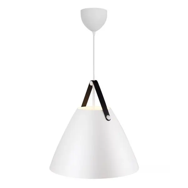 Подвесной светильник, люстра Nordlux 84353001 Strap E27 1x40W IP20 белый