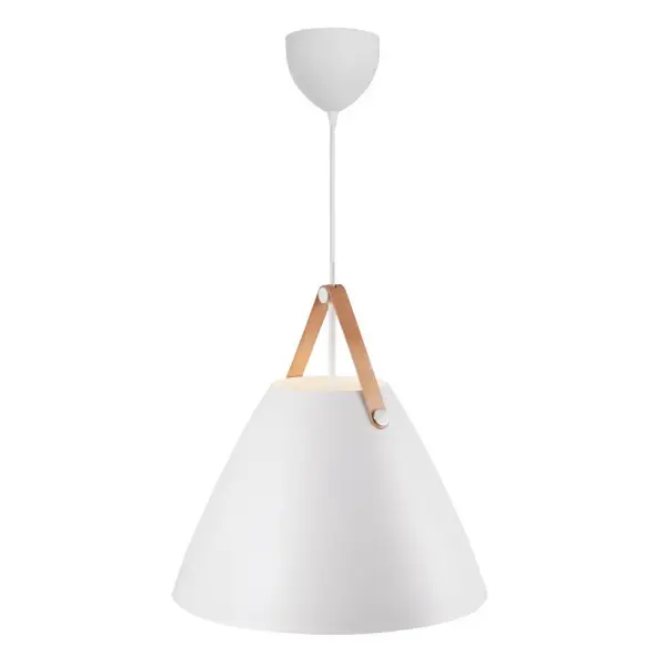 Подвесной светильник, люстра Nordlux 84353001 Strap E27 1x40W IP20 белый - фото №2