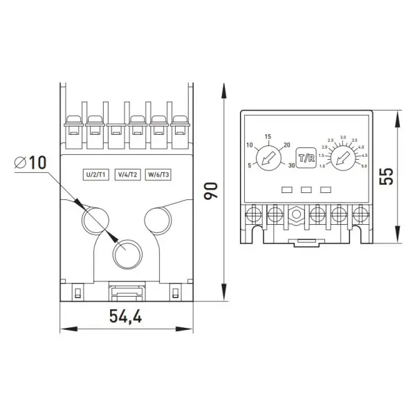 Реле захисту двигуна E.Next e.control.m04 1-5А (p0690018) - фото №1