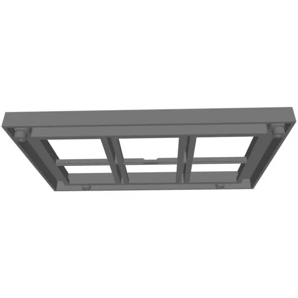 Рамка для підлогової коробки Kopos 8595568930781 PP 80/45/6 для 6-ти приладів - фото №3