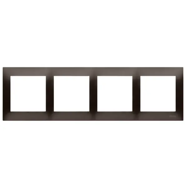 Чотиримісна рамка Kontakt Simon Simon 54 Premium DR4/46 (бронза) - фото №1
