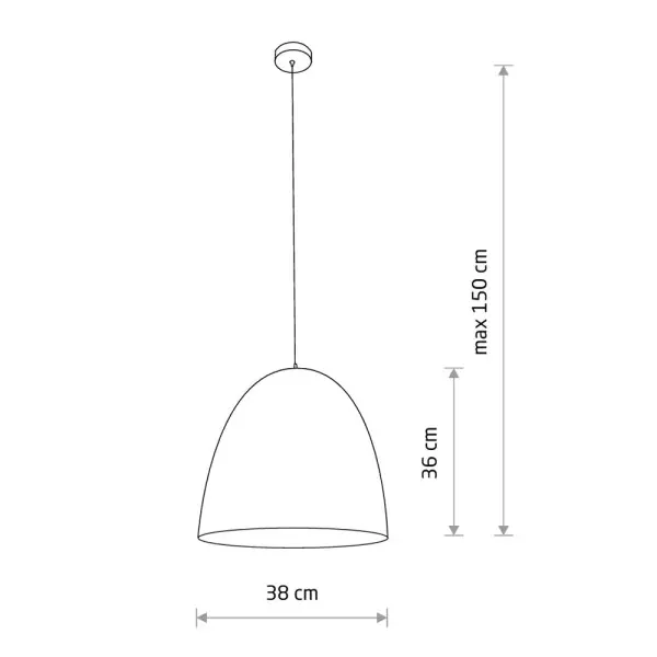 Підвісний світильник, люстра Nowodvorski 9022 Egg M E27 1x25W IP20 чорний - фото №1 Підвісний світильник, люстра Nowodvorski 9022 Egg M E27 1x25W IP20 чорний - фото №1