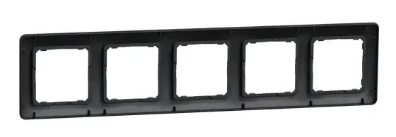 П'ятипостова рамка Schneider Electric Sedna Design чорна SDD314805 - фото №3