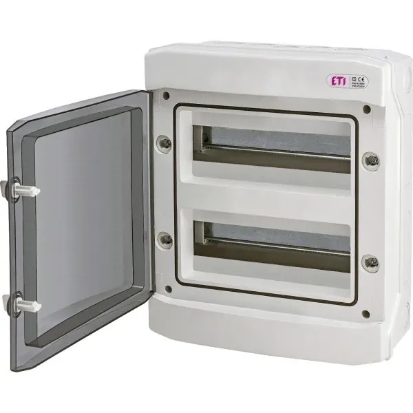 Пластиковый щит наружного исполнения ETI 001101063 ECH 24PT (24 М IP65) Пластиковый щит наружного исполнения ETI 001101063 ECH 24PT (24 М IP65)