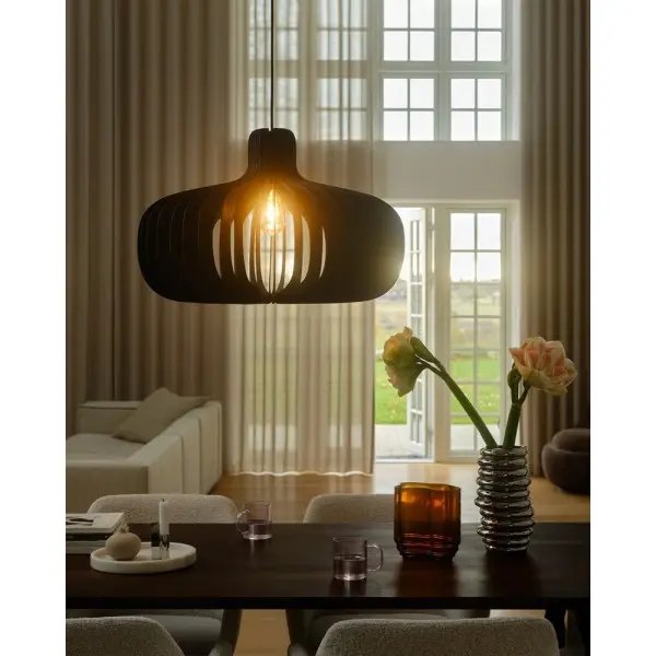 Подвесной светильник, люстра Nordlux 2512073003 Hazo E27 1x60W IP20 черный - фото №1 Подвесной светильник, люстра Nordlux 2512073003 Hazo E27 1x60W IP20 черный - фото №1