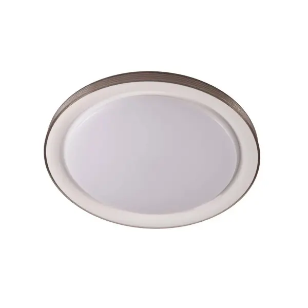 Люстра с пультом светодиодная, потолочный светильник Goldlux 331885 Grazyna LED 1x72W 3000K/4000K/6000K 8000Lm IP44 серая - фото №3