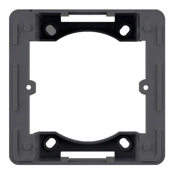 Адаптер Hager WL5813 Lumina-Intense 1Х з/в (чорний)