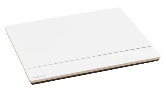 Лючок із висувним блоком Legrand на 4 модулі (654803) алюміній - фото №1