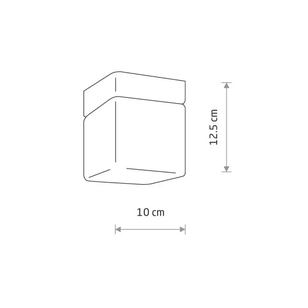 Потолочный светильник Nowodvorski 8054 Sis G9 1x10W IP44 черный - фото №1