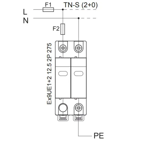 УЗИП NOARK Ex9UE1+2 1+2 (B+C) 50кА 275В AC 2P (103336) - фото №2 УЗИП NOARK Ex9UE1+2 1+2 (B+C) 50кА 275В AC 2P (103336) - фото №2