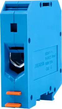 Набірна клемна колодка E.Next e.tc.din.pro.50.blue на DIN-рейку синя (p049025)