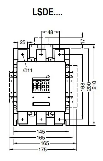 Контактор Schrack LSDE305F 220-240В AC 2НО+2НЗ 160кВт 330А 3P размер 10 - фото №1 Контактор Schrack LSDE305F 220-240В AC 2НО+2НЗ 160кВт 330А 3P размер 10 - фото №1