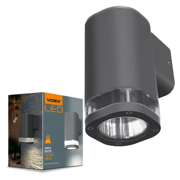 Наружный LED светильник для подсветки зданий Videx GU10 IP54 (VL-AR071G) - фото №1