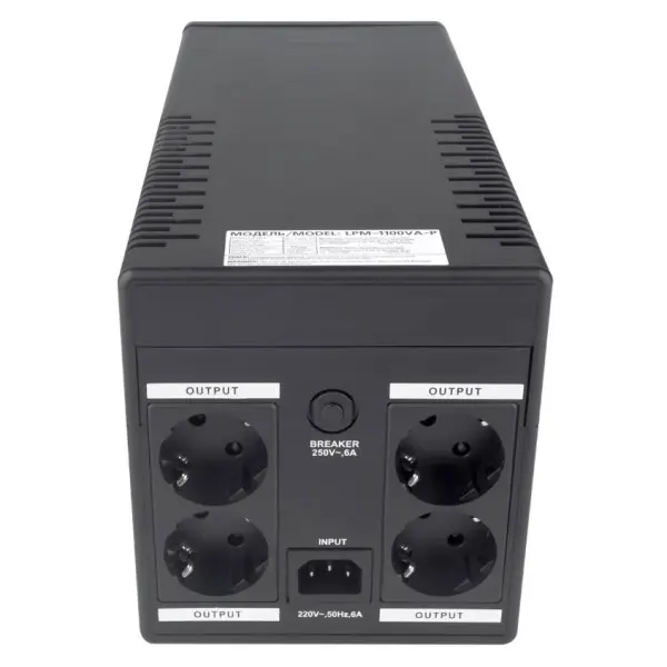 ДБЖ LogicPower LP10358 LPM-U1100VA-P(770Вт) - фото №2