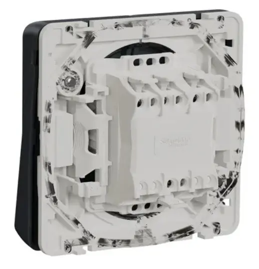 Двухклавишный кнопочный выключатель Schneider Electric MUR35228 с подсветкой IP55 (черный) - фото №1 Двухклавишный кнопочный выключатель Schneider Electric MUR35228 с подсветкой IP55 (черный) - фото №1