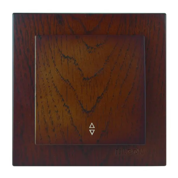 Выключатель Nilson Touran орех 1кл проходной ( 24271007 )