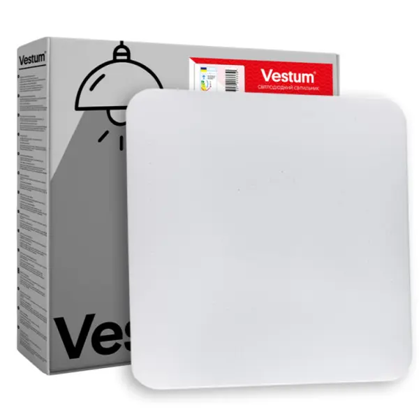 Світильник Vestum QUATRO зоряне небо 20Вт 350x350x60мм 4000К - фото №4