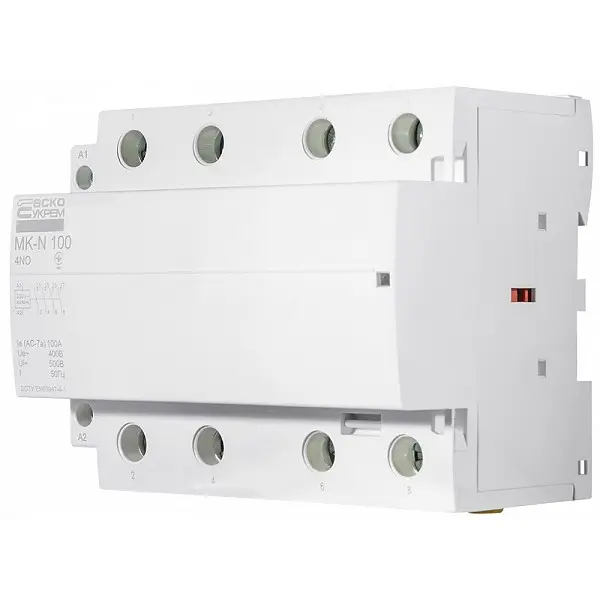 Модульный контактор Аско-Укрем MK-N 4P 100A 4NO (A0040030039) - фото №3 Модульный контактор Аско-Укрем MK-N 4P 100A 4NO (A0040030039) - фото №3