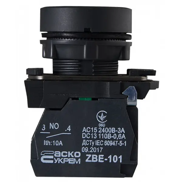 Кнопка "Старт" Аско-Укрем TB5-AA3311 зелена (A0140010147) - фото №4