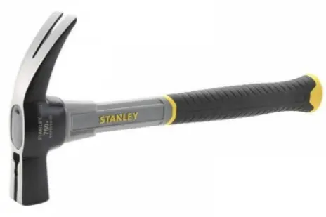 Молоток с ручкой из стеклопластика Stanley STHT0-54123 Coffreur Hammer 750г с прямым гвоздодером