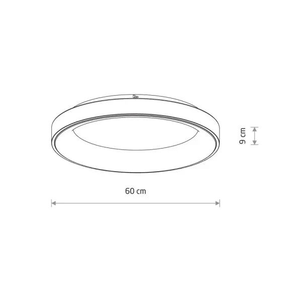 Світильник стельовий Nowodvorski 11205 Nikki Round LED 1x60W 4000K 5600Lm IP20 білий - фото №4 Світильник стельовий Nowodvorski 11205 Nikki Round LED 1x60W 4000K 5600Lm IP20 білий - фото №4