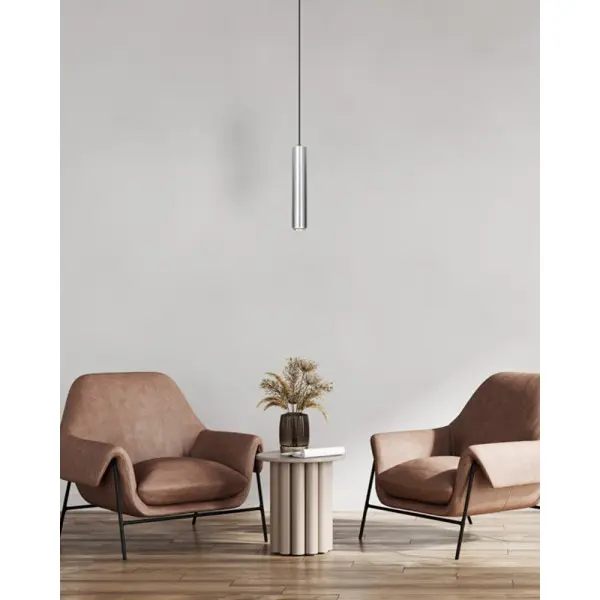 Подвесной светильник, люстра Italux PND-48930-1-ALU Lopus GU10 1x10W IP20 Silver - фото №1