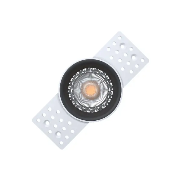 Точковий світильник Kloodi KD-HALO R60 BK GU10 IP20 чорний - фото №1