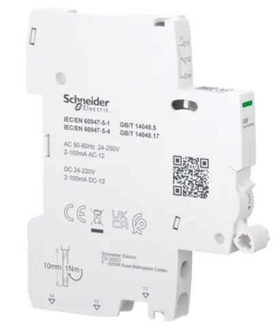 Дополнительный контакт Schneider Electric Acti9 iOF від 2мА до 100мА - фото №1 Дополнительный контакт Schneider Electric Acti9 iOF від 2мА до 100мА - фото №1