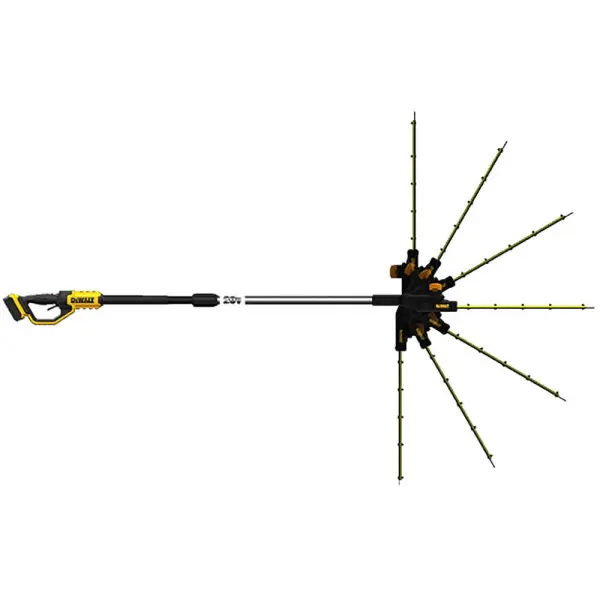 Бесщеточный аккумуляторный кусторез DeWALT DCMPH566P1 18В - фото №3