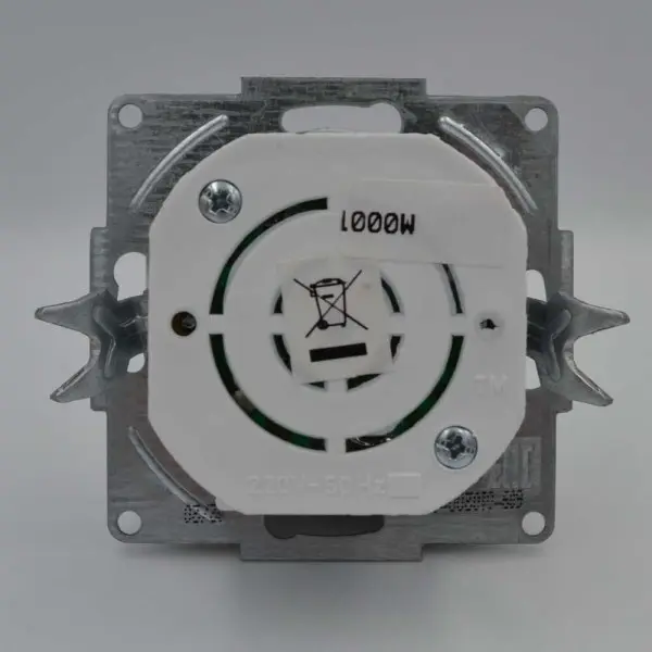 Світлорегулятор ELBI ZENA білий 800W з підсвіткою без рамки ( 609-010200-192 ) - фото №5