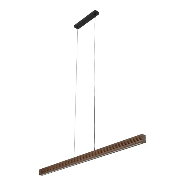 Подвесной светильник, люстра TK Lighting 11653 Viga LED 1x24W 3000K 1400Lm IP20 коричневый