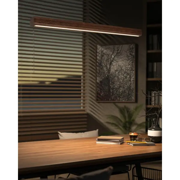 Подвесной светильник, люстра TK Lighting 11653 Viga LED 1x24W 3000K 1400Lm IP20 коричневый - фото №3