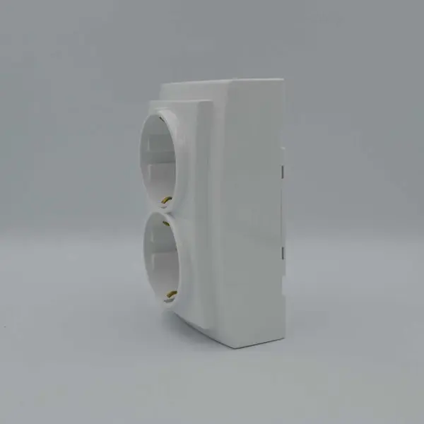 Розетка Nilson Themis біла 2-на з заземленням ( 26111025 ) - фото №4