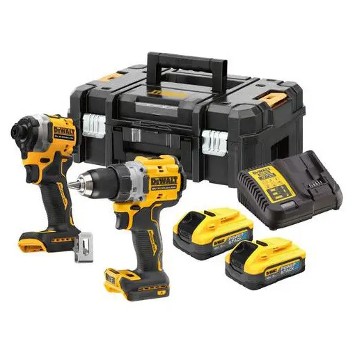 Набір з двох безщіткових елекроінструментів DeWALT DCK2051H2T XR Li-lon 18В 2х5Аг Набір з двох безщіткових елекроінструментів DeWALT DCK2051H2T XR Li-lon 18В 2х5Аг