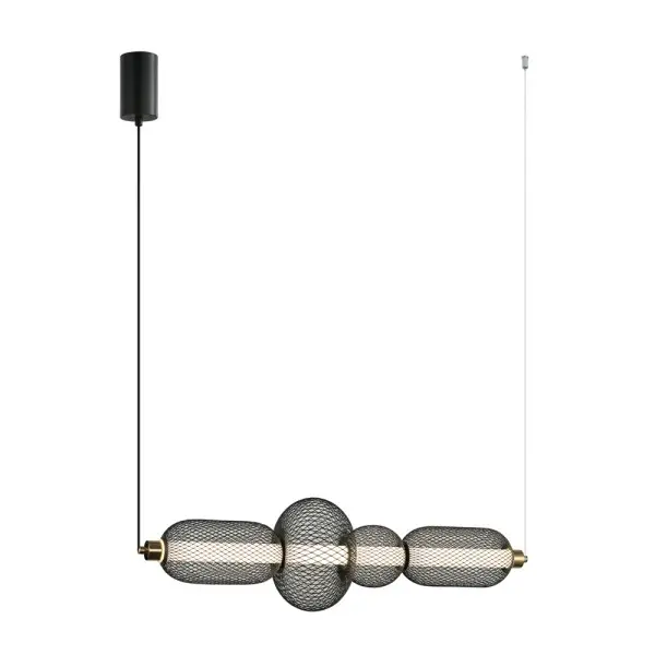Подвесной светильник, люстра Italux PND-84283-4-BK Marco LED 1x16W 3000K 900Lm IP20 черный - фото №2