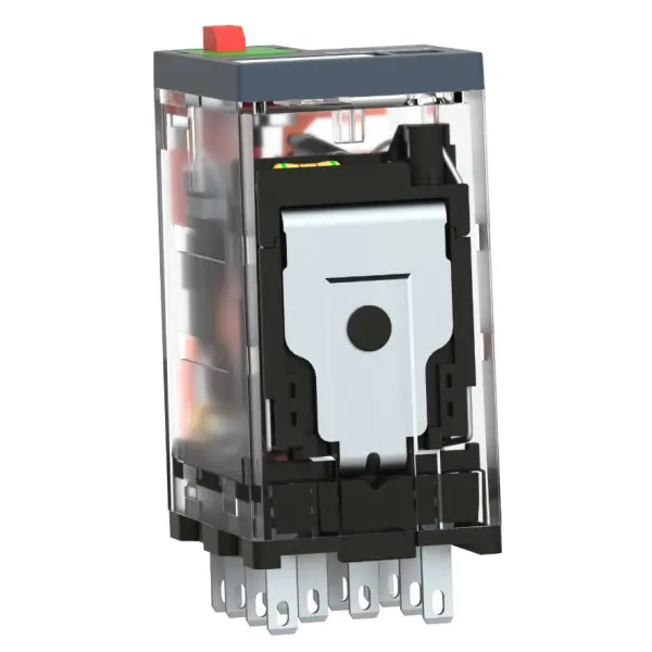 Мініатюрне реле Schneider Electric RXM4AB2P7 4CO 230В із LED та блокованою тестовою кнопкою - фото №2