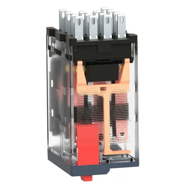 Мініатюрне реле Schneider Electric RXM4AB2P7 4CO 230В із LED та блокованою тестовою кнопкою - фото №3