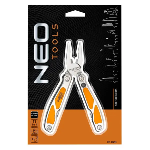 Мультитул Neo Tools 01-028 на 11 елементів - фото №1 Мультитул Neo Tools 01-028 на 11 елементів - фото №1