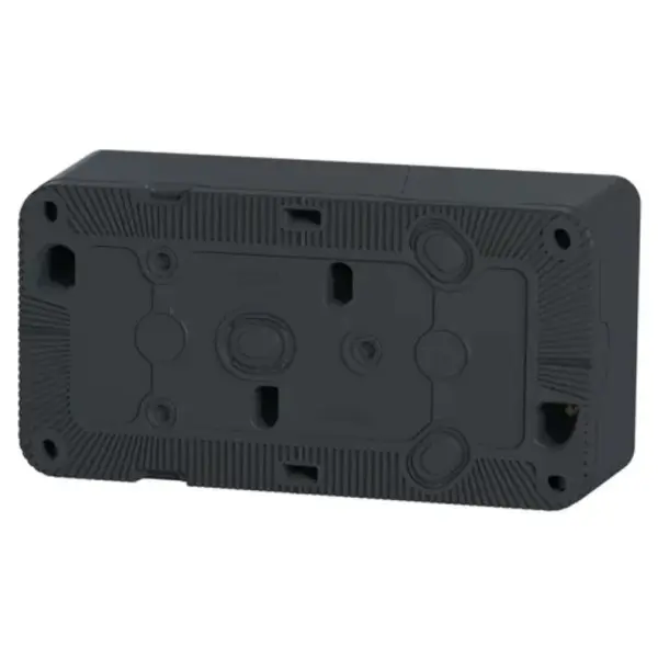 Накладной горизонтальный блок подрозетников Schneider Electric MUR37914 IP55 (антрацит) - фото №1 Накладной горизонтальный блок подрозетников Schneider Electric MUR37914 IP55 (антрацит) - фото №1