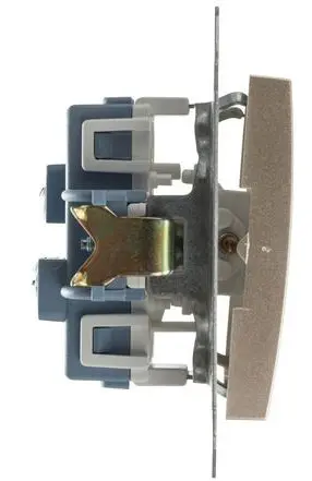 Двойной проходной выключатель Kontakt Simon Simon 54 Premium DW6/2.01/44 (золото) - фото №2