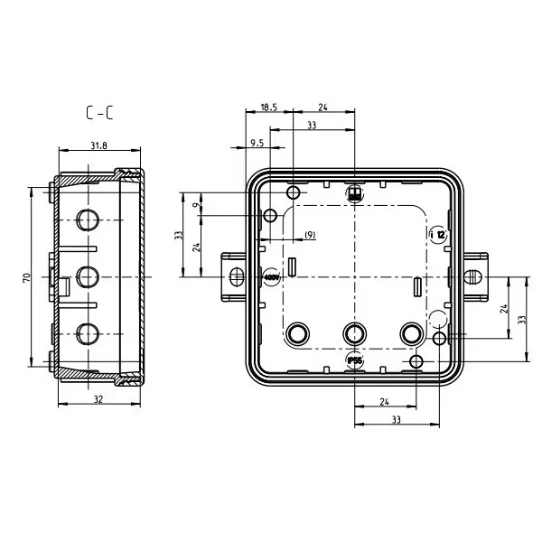 Зовнішня сполучна коробка Spelsberg i12-L/sw (sp33221201) IP55 - фото №9 Зовнішня сполучна коробка Spelsberg i12-L/sw (sp33221201) IP55 - фото №9