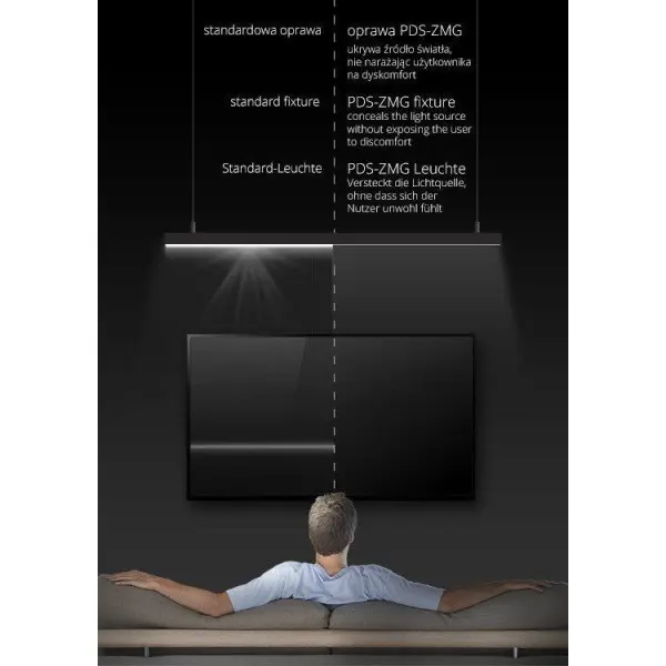 LED-профиль KLUS PDS-ZMG, 1 метр - фото №4