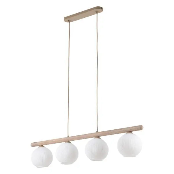 Подвесной светильник, люстра TK Lighting 11080 Virlo E14 4x10W IP20 бежевый