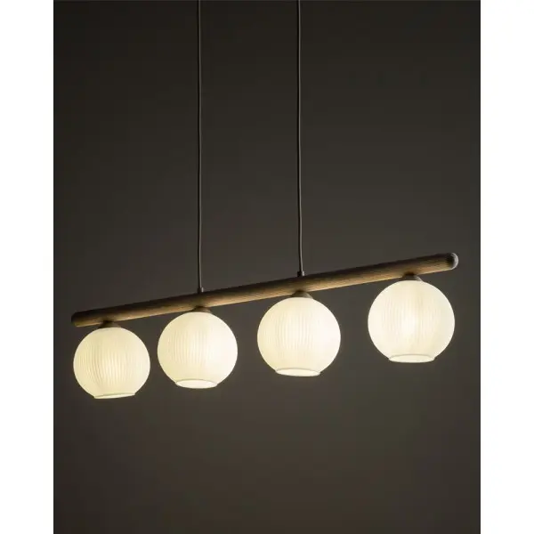 Подвесной светильник, люстра TK Lighting 11080 Virlo E14 4x10W IP20 бежевый - фото №2