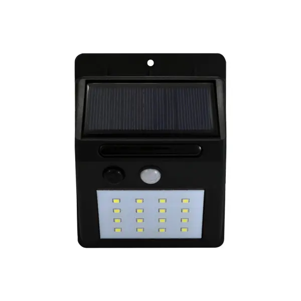 Уличный светильник на солнечной батарее Goldlux 307644 Box LED 1x2,2W 6400K 270Lm IP44 черный - фото №1