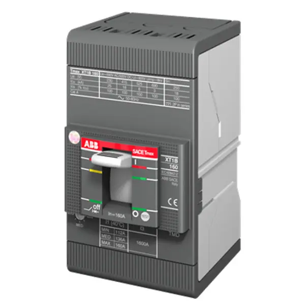 Автоматический выключатель ABB XT1B 160 TMD 125-1250 3p F F - фото №1