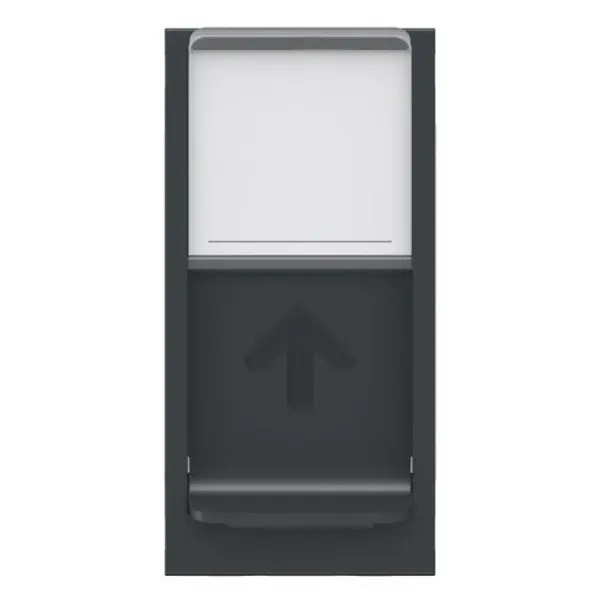 Накладка для розетки RJ45 Schneider Electric NU941054 з полем для напису 1М (антрацит) - фото №1 Накладка для розетки RJ45 Schneider Electric NU941054 з полем для напису 1М (антрацит) - фото №1